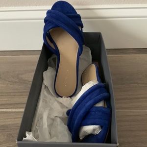 Ann Taylor suede sandals